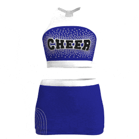 blue cheerleader costumes top for 10 year olds