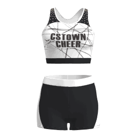 plus size red and white guy cheer uniforms