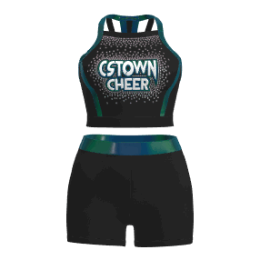 adult green plus size cheerleader costume