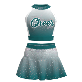 youth purple cheerleading uniforms top