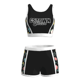 green and white drill team dance uniforms