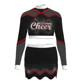 women red plus size cheerleader outfit