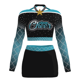 youth green vintage cheerleader costume