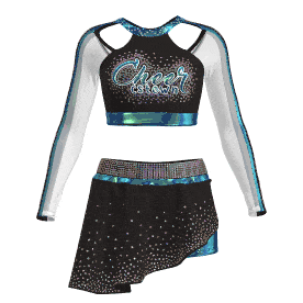 custom cheer leading competition shirts