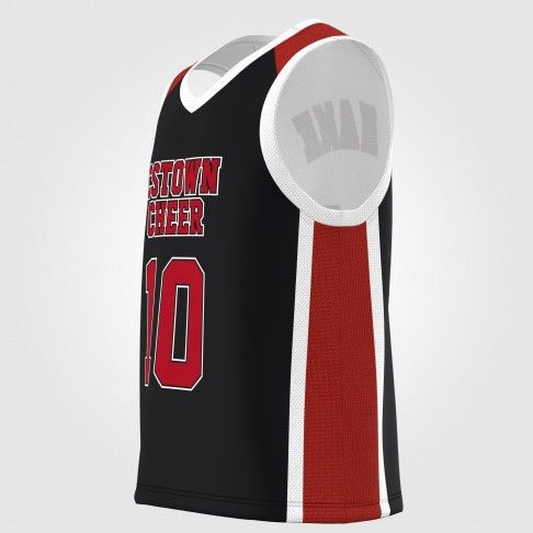 new design custom logo basketball jersey black 1