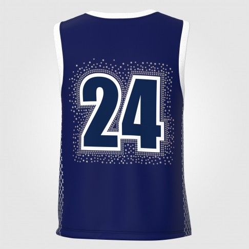 new design custom logo basketball jersey blue 2