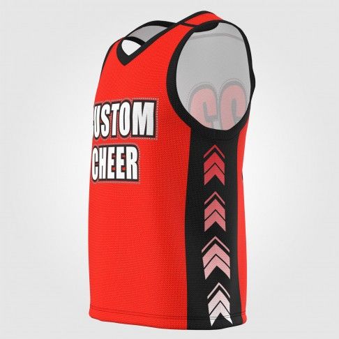 new design custom logo basketball jersey red 1