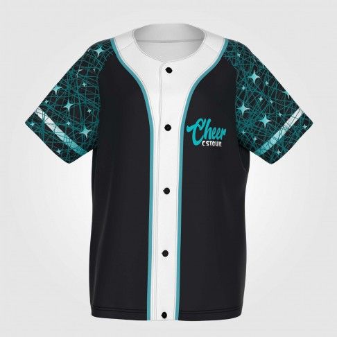 custom sublimated black jersey baseball shirts black 2