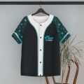 custom sublimated black jersey baseball shirts black