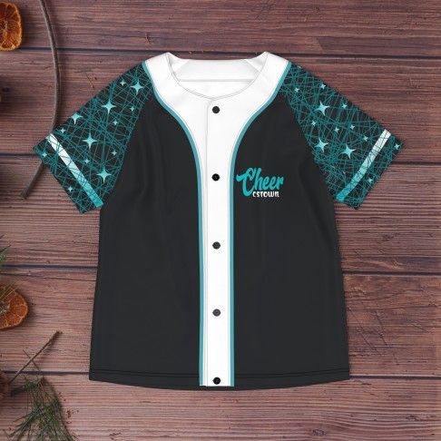 custom sublimated black jersey baseball shirts black 1