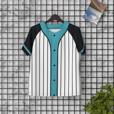 custom sublimated black jersey baseball shirts white 0