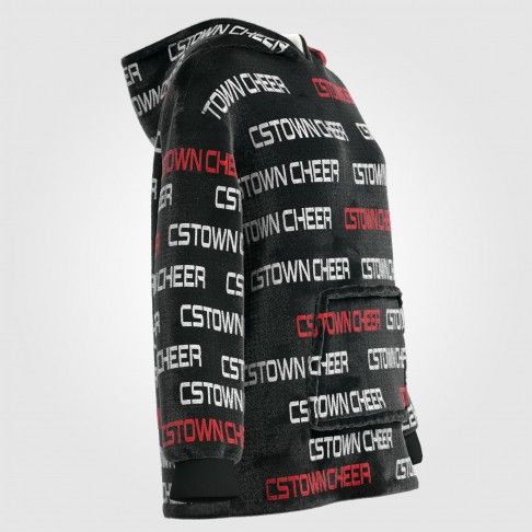 cheer blanket hoodie near me black 3