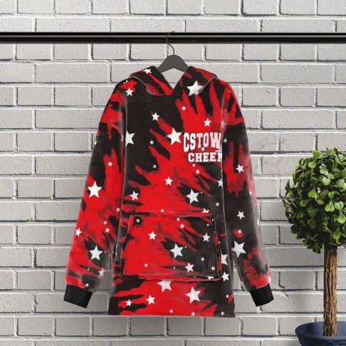 cheer blanket hoodie near me red 3