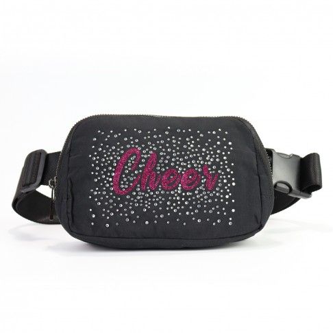 custom black waist pack cheer belt bag black 0