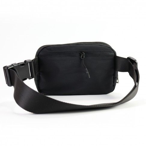 custom black waist pack cheer belt bag black 1