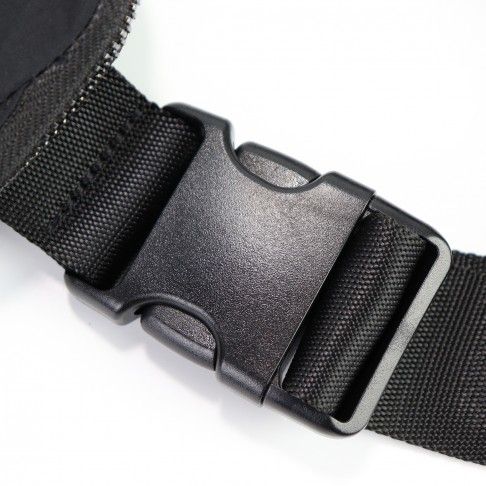 custom black waist pack cheer belt bag black 2