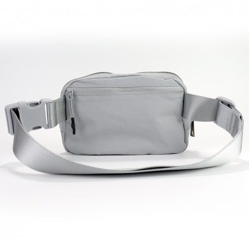 custom black waist pack cheer belt bag grey 1