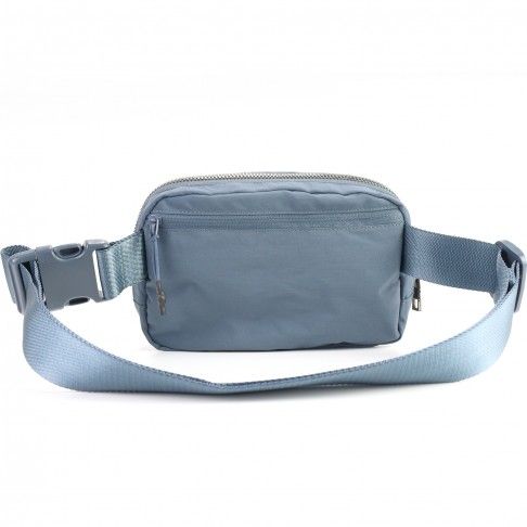 custom black waist pack cheer belt bag blue 1