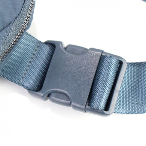 custom black waist pack cheer belt bag blue 2