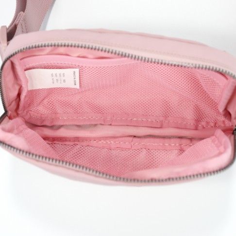 custom black waist pack cheer belt bag pink 3