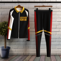 cheer warm up sets, jacket and pants black