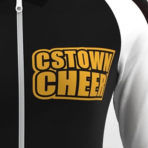 cheer warm up sets, jacket and pants black 7