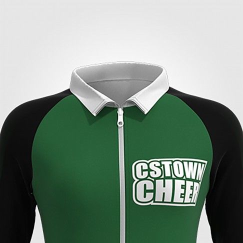 cheer warm up sets, jacket and pants green 5