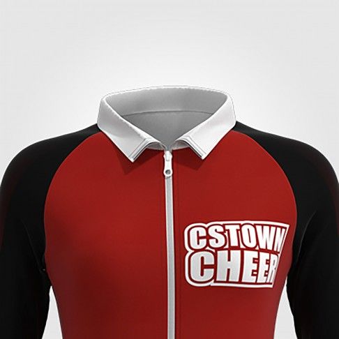 cheer warm up sets, jacket and pants red 5