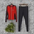 dance warm up jacket and pants red