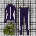 custom cheerleading warm up suits blue