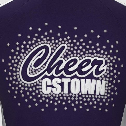 custom cheerleading warm up suits blue 5