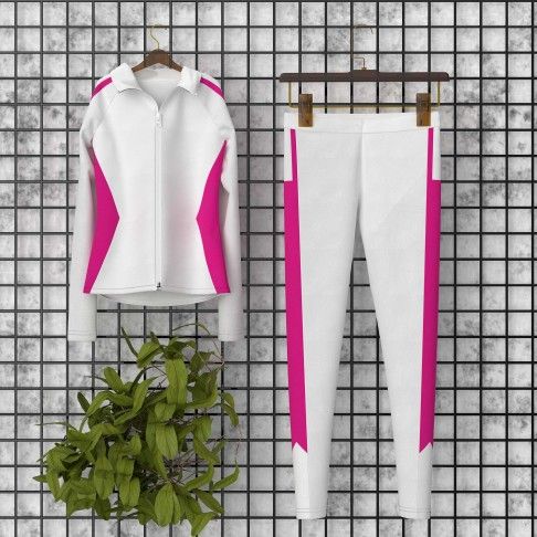 custom cheerleading warm up suits white 0