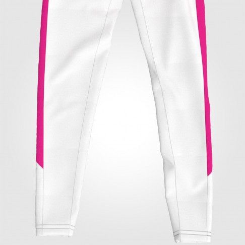 custom cheerleading warm up suits white 8