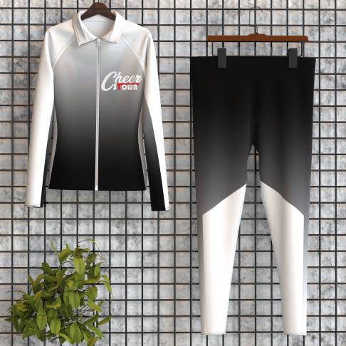 custom youth cheer warm up suits white 0