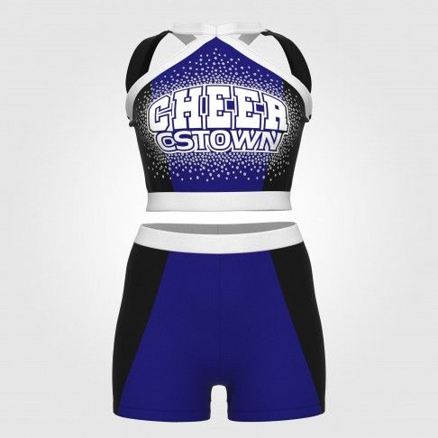 youth green cheerleading shells blue 2