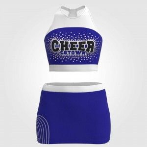 blue cheerleader costumes top for 10 year olds