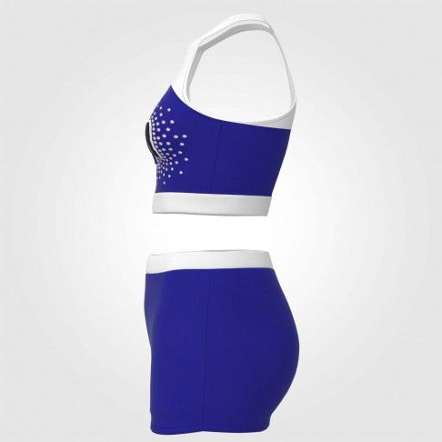 blue cheerleader costumes top for 10 year olds blue 4