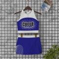 blue cheerleader costumes top for 10 year olds blue