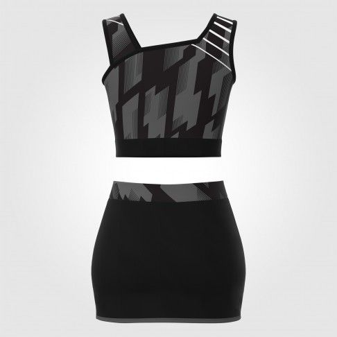 youth green cheer practice outfits black 1