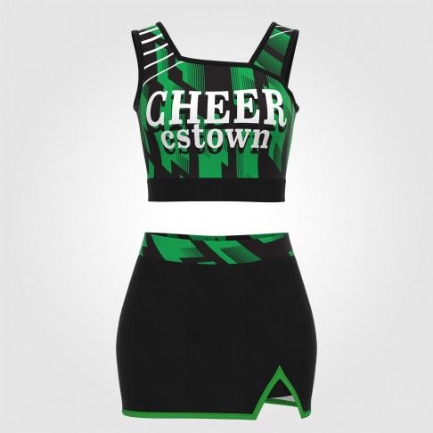 youth green cheer practice outfits green 0