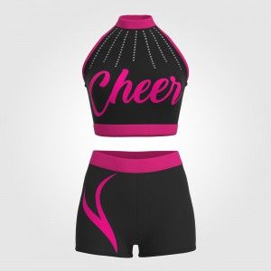 youth pink cheerleader top costume