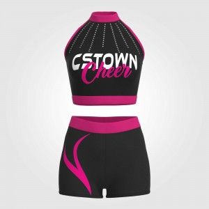 youth pink cheerleader top costume