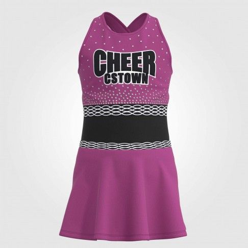 discount light blue youth two piece cheerleader top costume purple 2