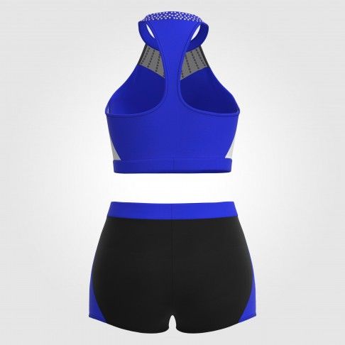 design drill cheer practice wear blue 3