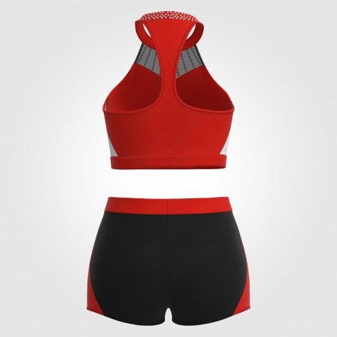 design drill cheer practice wear red 3