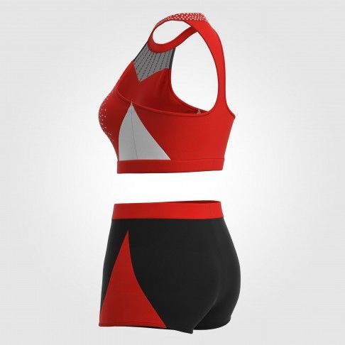 design drill cheer practice wear red 6