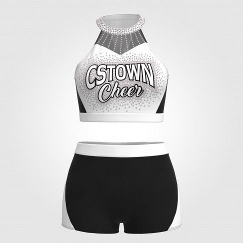 design drill cheer practice wear white 2