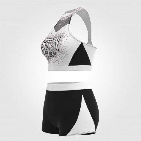 design drill cheer practice wear white 5