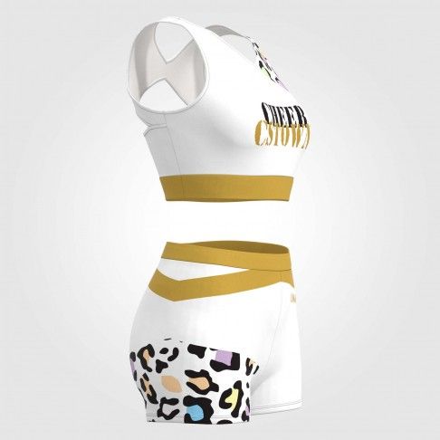 yellow old cheer women's nfl cheerleader outfits white 5