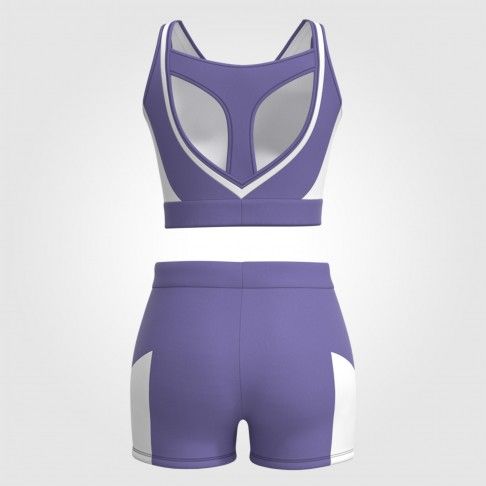 create your own youth cheer practice uniform purple 3
